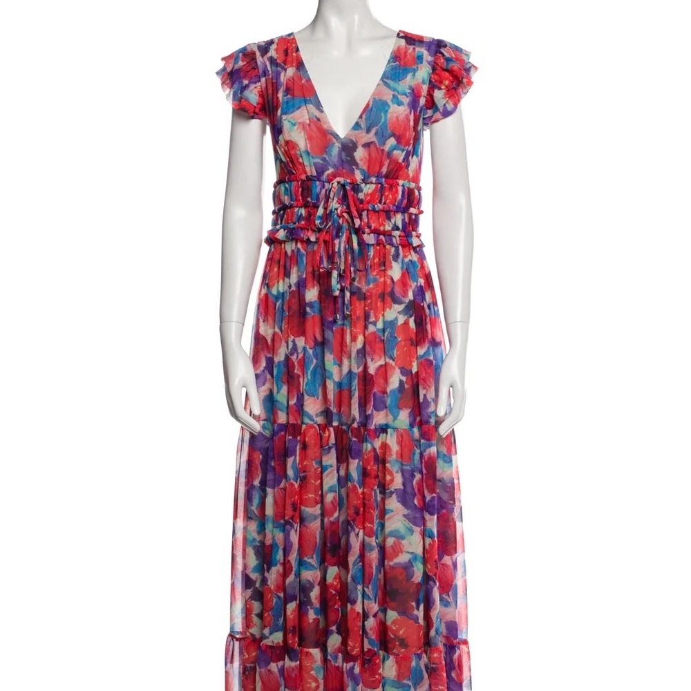 NWT PatBo Gabi dress in cherry - XS/0